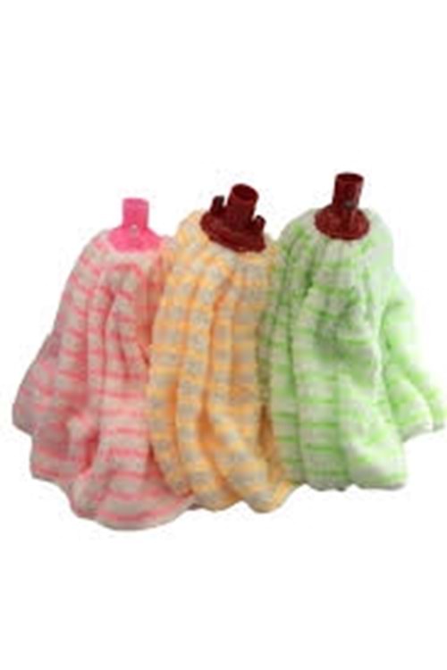 LİFE CLEAN WELSOFT ÇİZGİLİ İPLİ PÜSKÜL MOP (1*100)