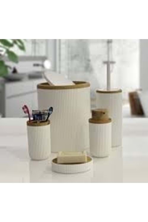 BİLTAŞ AUARO 5Lİ AKRİLİK BANYO SETİ (1*8)