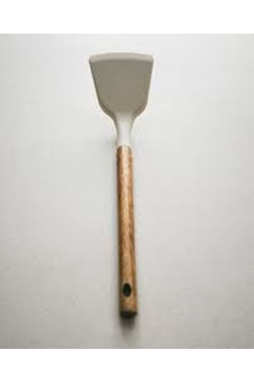ÇLKN1669 AHŞAP SAPLI SİLİKON SPATULA (1*24*96)