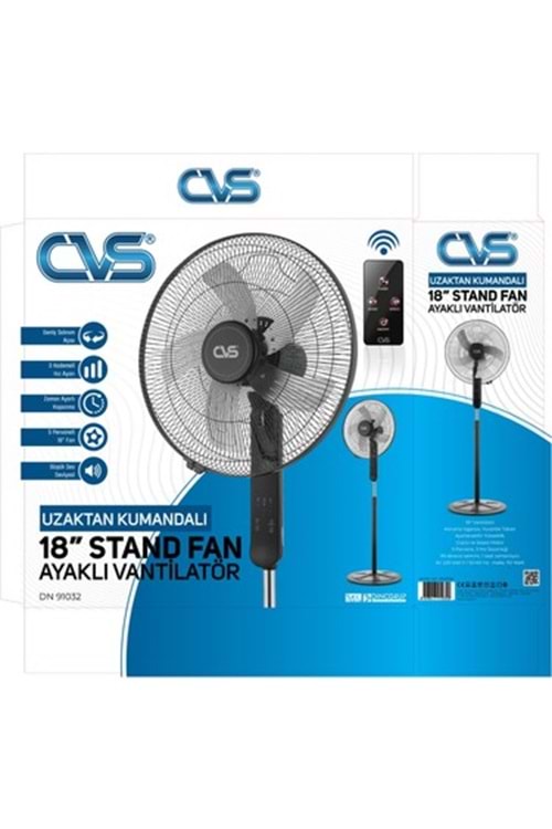 CVS 18 İNÇ SANAYİ TİP AYAKLI VANTİLATÖR