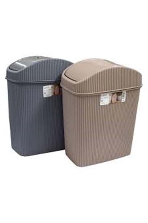 LV323 DEKO MAXİ ÇÖP KOVASI 10LT LOVA (1*12)