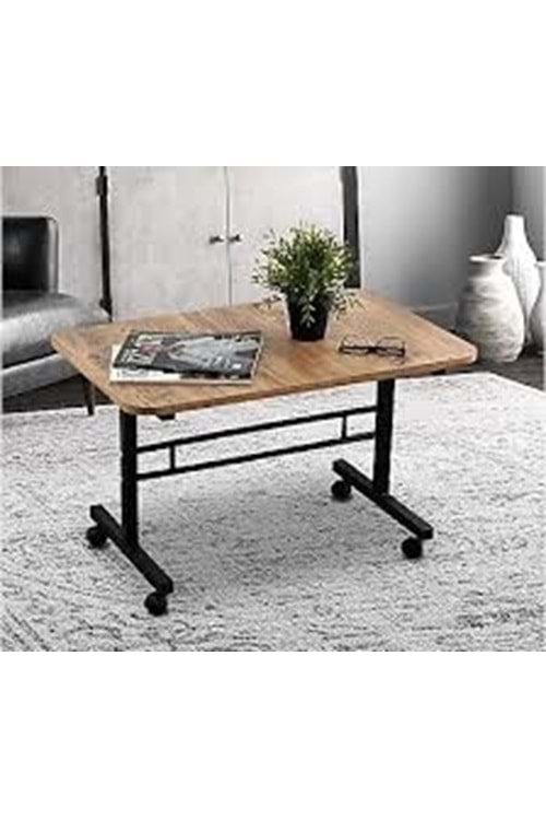 AHŞAP 60X90 ORTA SEHPA TEKERLİ