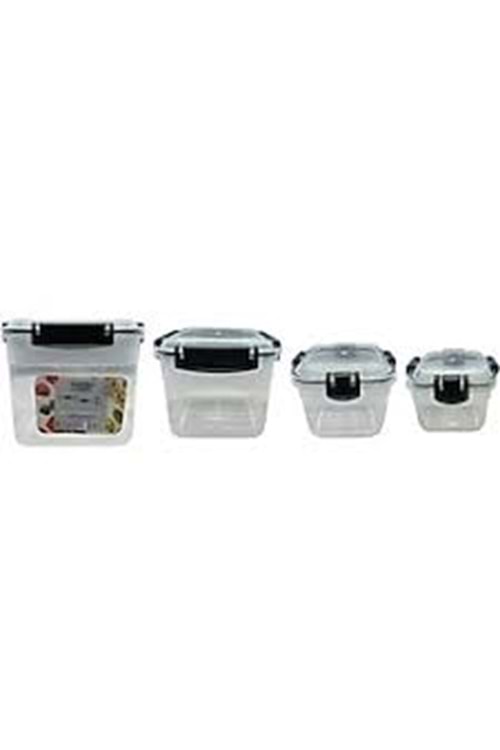 D461 CONTALI 3,8LT DERİN DİKDÖRGEN SAKLAMA KABI (1*24) FRESH LİFE