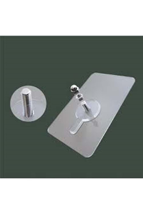 ENF2006 ŞEFFAF VİDALI TEKLİ YAPIŞTIRMA ASKI 4LÜ PK (1*1000 )