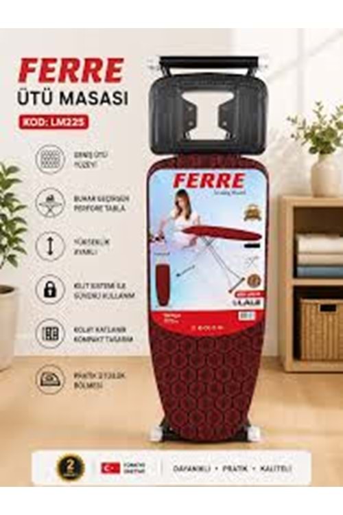 LALE FERRE ÜTÜ MASASI LM225 (1*2)