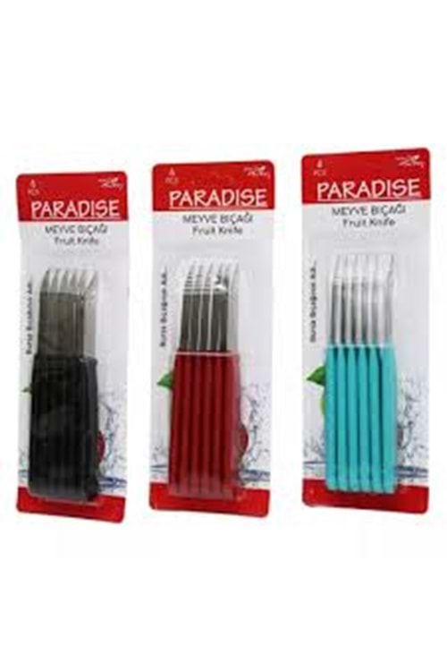 BAYRAM PARADİSE 6LI MEYVE BIÇAK (1*60)