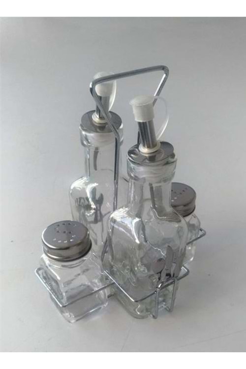 NK9029 CAM YAĞLIK SİRKELİK TUZLUK SETİ (1*12)