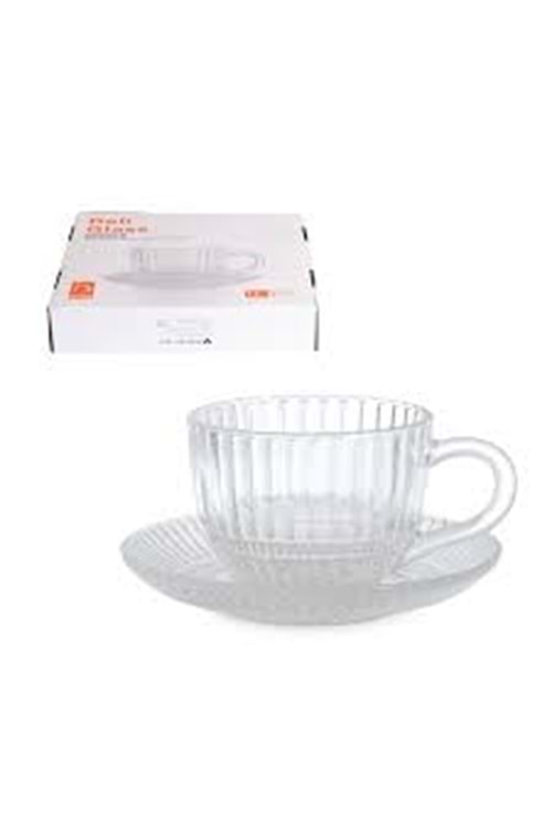 TCF9003 DELİ DİAMOND CAM ÇAY FİNCANI (1*8)