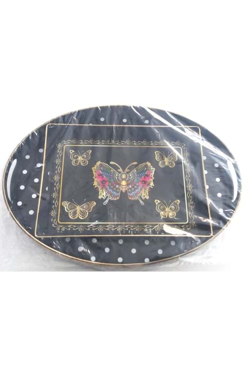 İSRA 5774 ADA OVAL 2Lİ PLS TEPSİ (1*18)