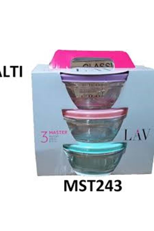 LAV MST243 MASTER 3LÜ SAKLAMA SET PK0051 (1*16)