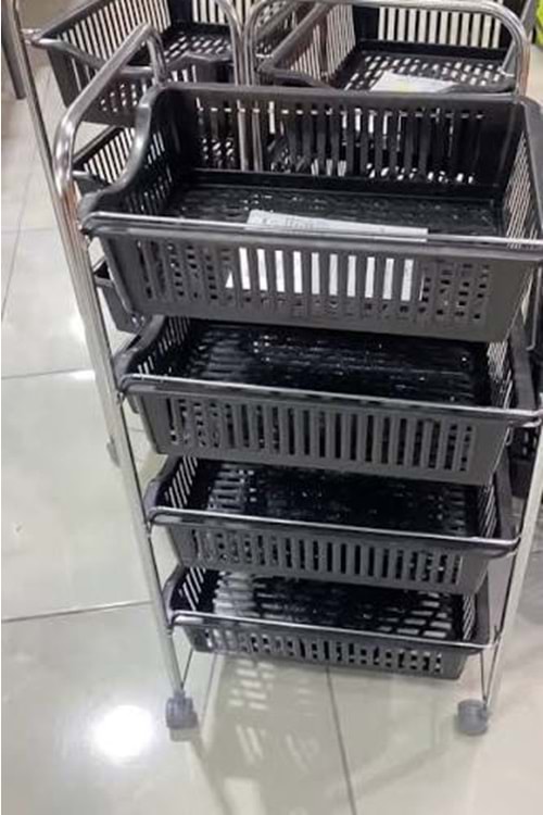 ZENDA METAL 4LÜ SEBZELİK (1*4)