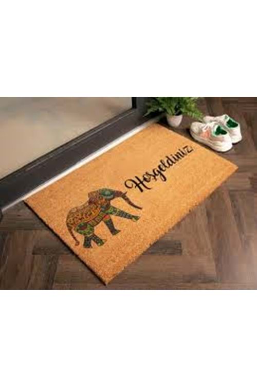 45*70 BASKILI KOKO KIL KAPI ÖNÜ PASPASI (1*10)