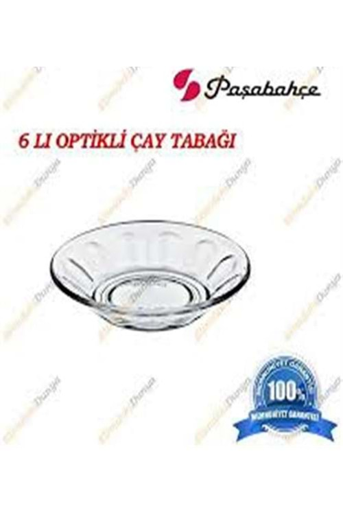 54411 P.B OPTİKLİ 6 LI ÇAY TABAĞI (1*12)