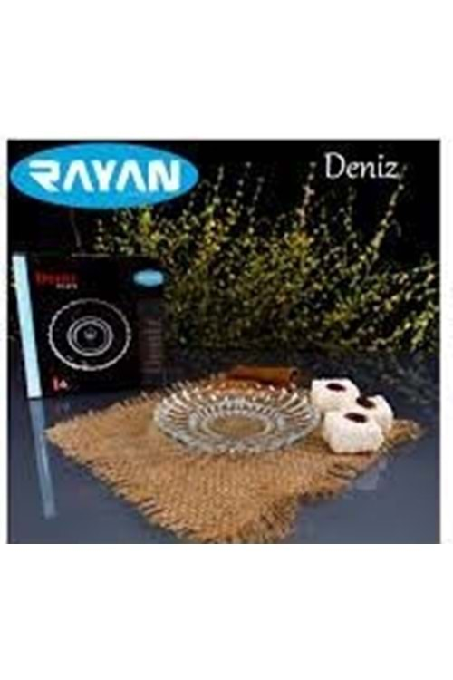 RAYAN DENİZ ÇAY TABAK 6LI (1*12)