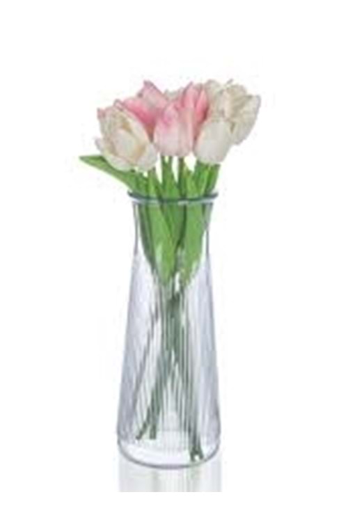 SARİNA CAM VAZO 25CM (1*12)