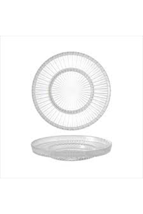 SİGMA RİVA 6LI CAM ÇAY TABAK (1*10)