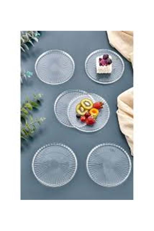 MAJESTİC 16CM 6LI SADE PASTA TABAK (1*8)