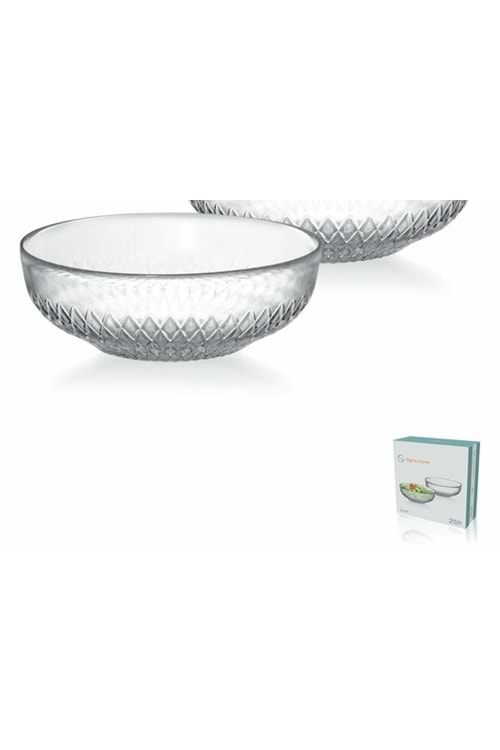 SİGMA RUBY ZELEZO 2Lİ SALATA KASESİ 20CM (1*12)