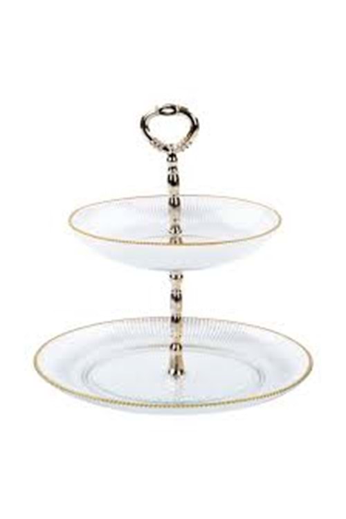 TOLEDO LİNEA KATLI KURABİYELİK ALTIN YALDIZLI (1*8)