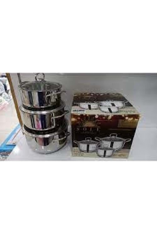 NMS ELİSA CAM KAPAK 3 LÜ GÜVEÇ SETİ (1*4) SOLE