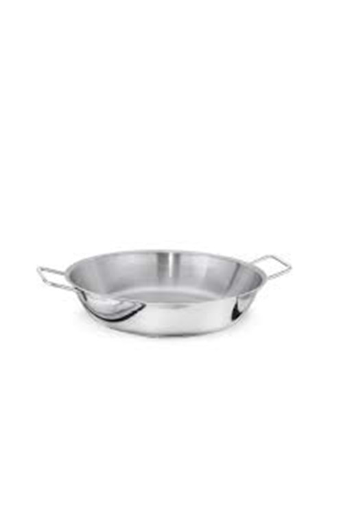 NMS ELİSA18NO ÇİFT SAPLI ÇELİK TAVA (1*24) YUMURTA SAHANI