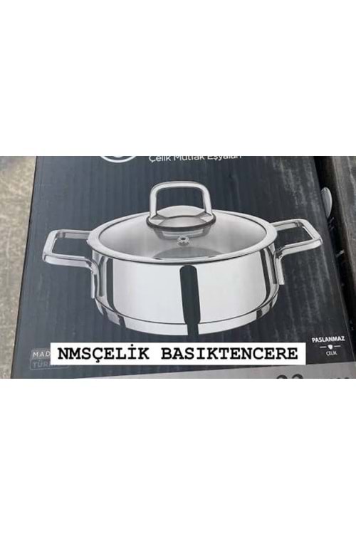 NMS ELİSA 20 NO BASIK ÇELİK TENCERE (1*12)