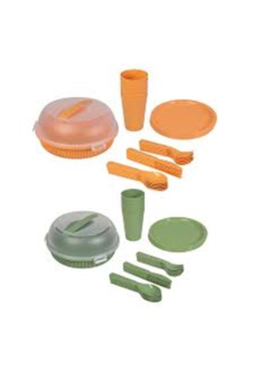 HEREVİN 32PRÇ PİKNİK SETİ (1*6)