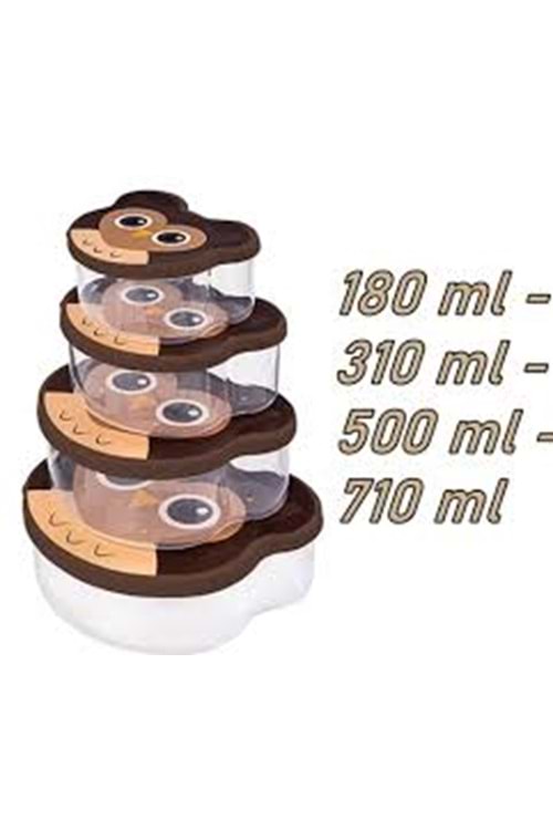 162270-814 HEREVİN 4LÜ AYICIK SAKLAMA KABI PLS (1*14)