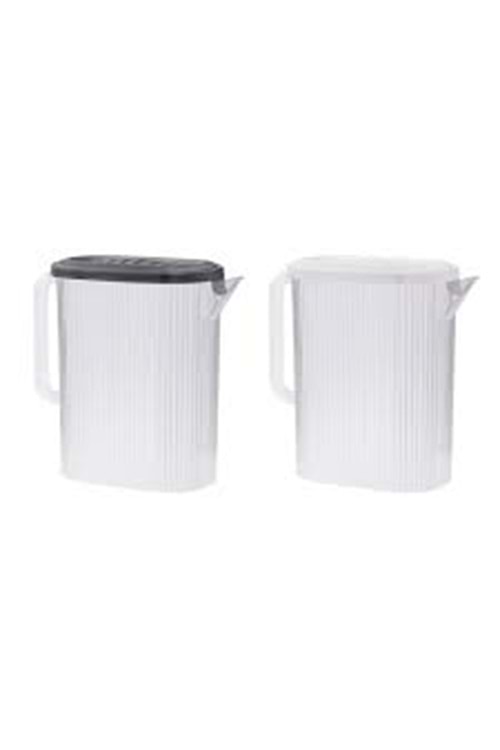 HEREVİN 3LT LÜX PLASTİK ÇİZGİLİ SÜRAHİ (1*6)