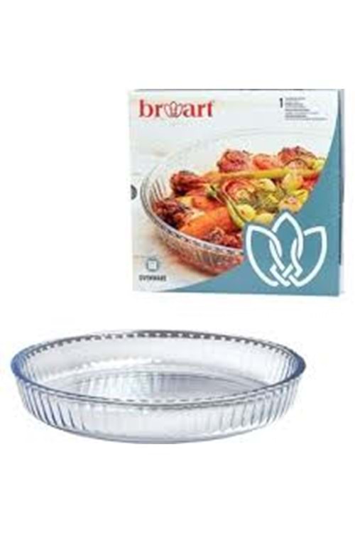 BORART BYK OPTİK YUVARLAK TEPSİ BORCAM