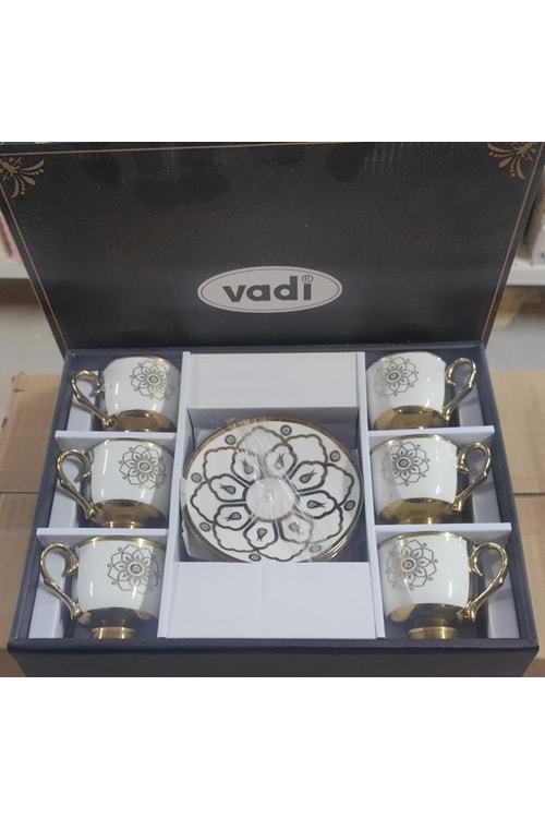 VADİ VF055 PİA LÜX KAHVE FİNCANI (1*12)