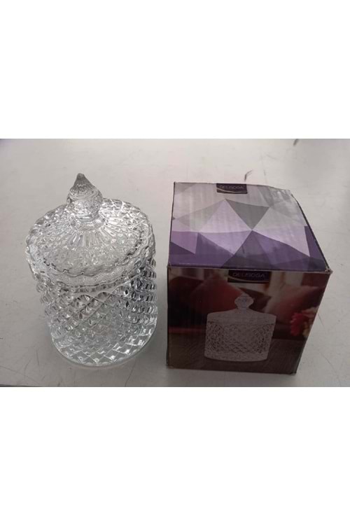 TG1030-5L1 SİLİNDİR JUMBO CAM ŞEKERLİK DELİ (1*12)