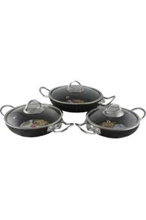 TUNA GRANİT METAL 6PRÇ OMLET SET (1*4)