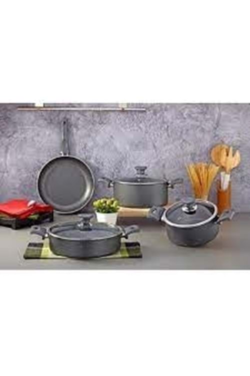 TUNA GRANİT BURCU 7PRÇ TENCERE SET (1*)