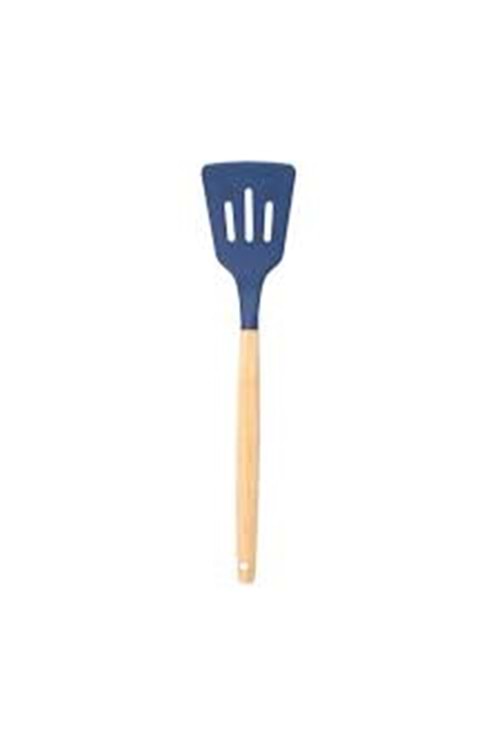ALK1707 AHŞAP SAP SİLİKON SPATULA DELİKLİ (1*24) (1*120)
