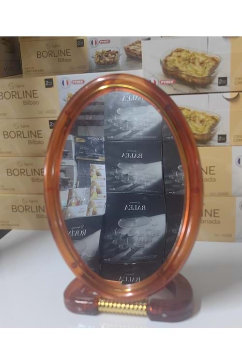 TİRAN084 OVAL MAKYAJ AYNASI (1*48)
