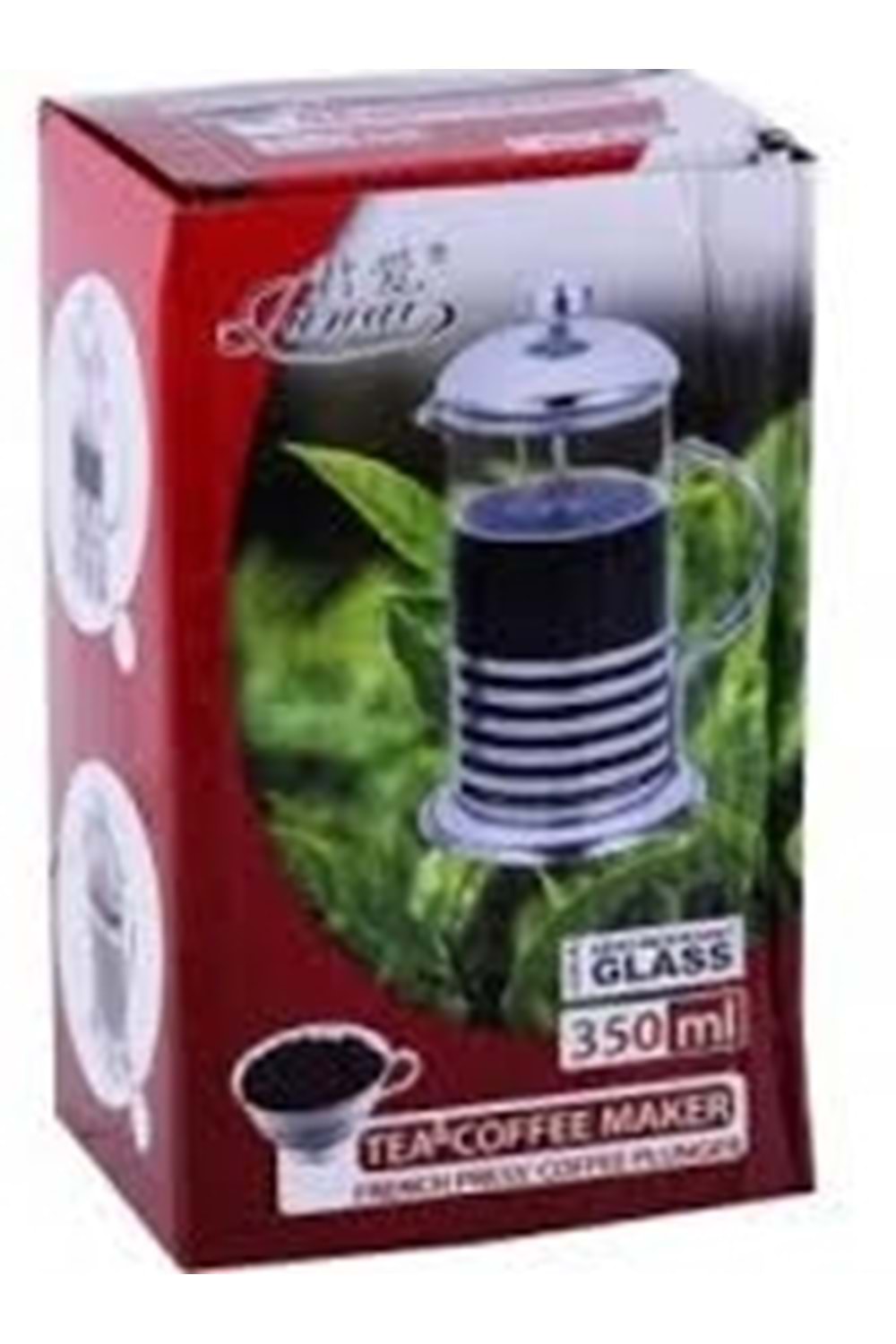AVEF07022 FRENCH PRES 350ML BİTKİ ÇAYI DEMLİK (1*60)