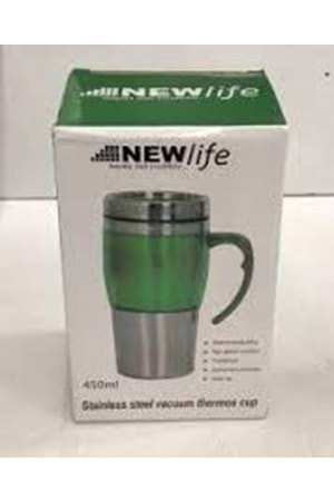 CLKN1458 TERMOS KUPA BARDAK RENKLİ 450ML (1*48)