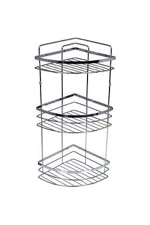 EMESSA LAMALI LÜX 3LÜ BANYO KÖŞELİK METAL (1*12)