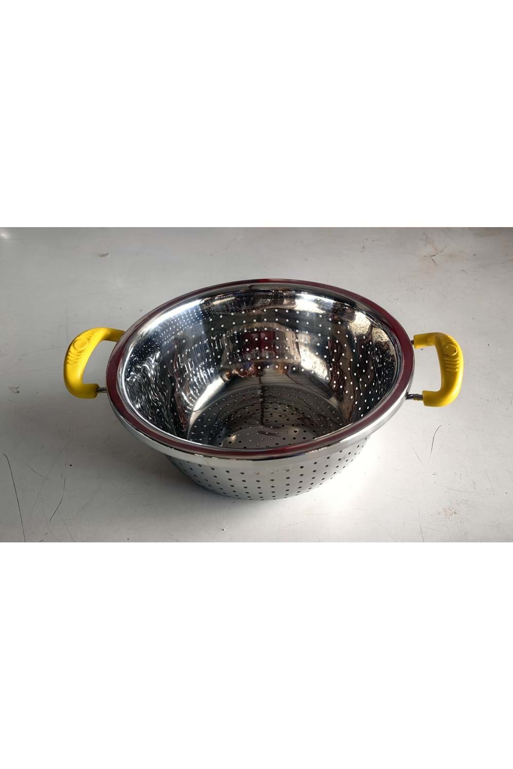 RA392 24CM LÜX ÇELİK MAKARNA SÜZGEÇ (1*80)