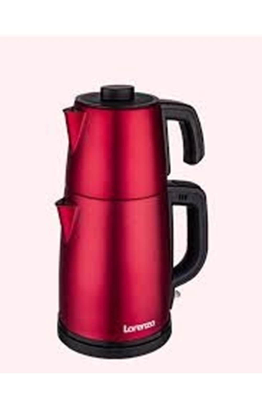 LORENZO TEAZEN ÇELİK ÇAYCI KIRMIZI (1*4)