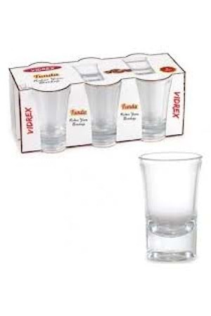 BL60 FUNDA 6LI SADE KAHVE YANI BARDAK (1*12) SHOT BARDAĞI