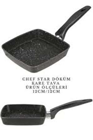 RSS300 KARE CEP SOS TAVA 12CM (1*36)