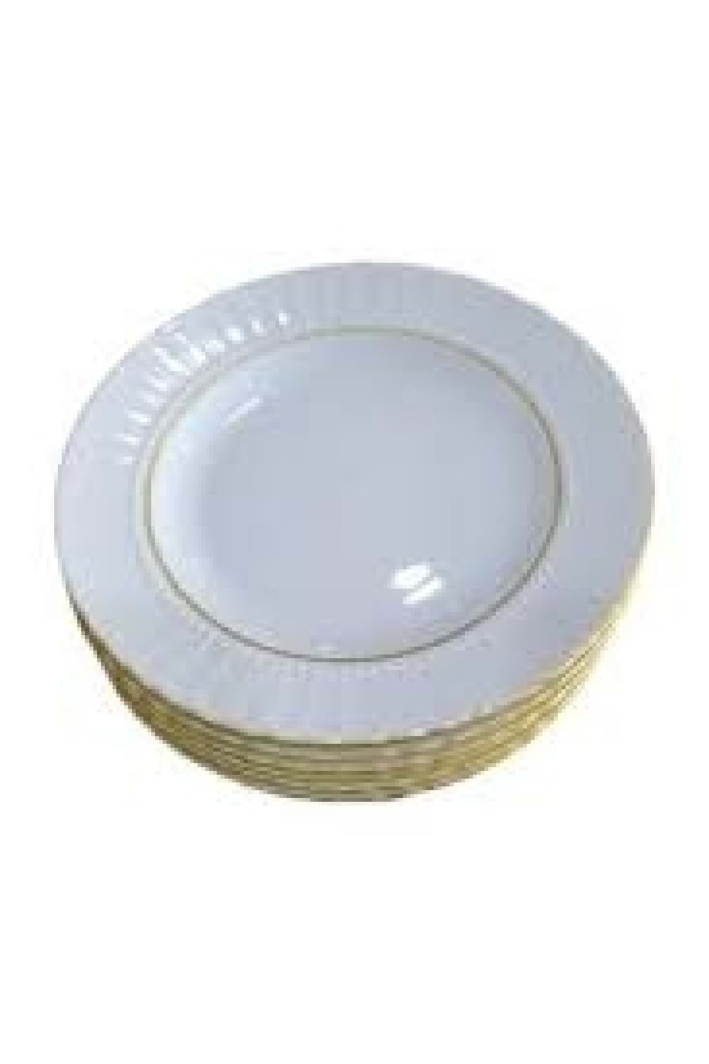 KÜTAHYA 25CM SERVİS TABAK YALDIZLI (1*12)
