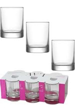 LAV LBR308 LİBERTY KAHVE YANI BARDAĞI 6LI (1*8)