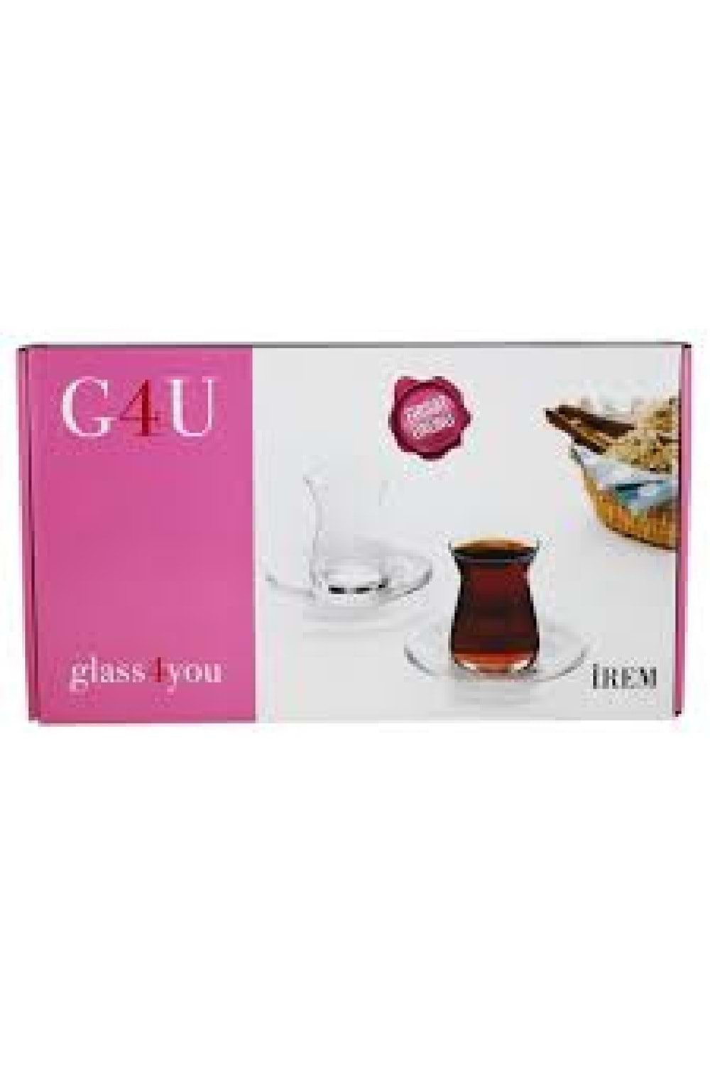 96354 PAŞABAHÇE İREM ÇAY SETİ 1079002 (1*4)