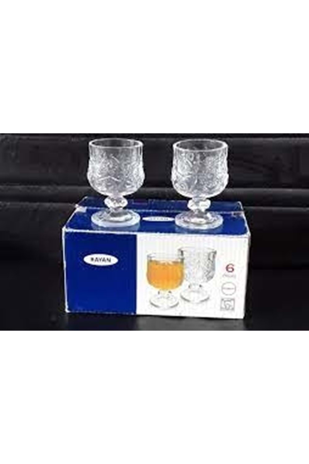 RAYAN KRİSTAL KISA AYAKLI KAHVE YANI (1*24)
