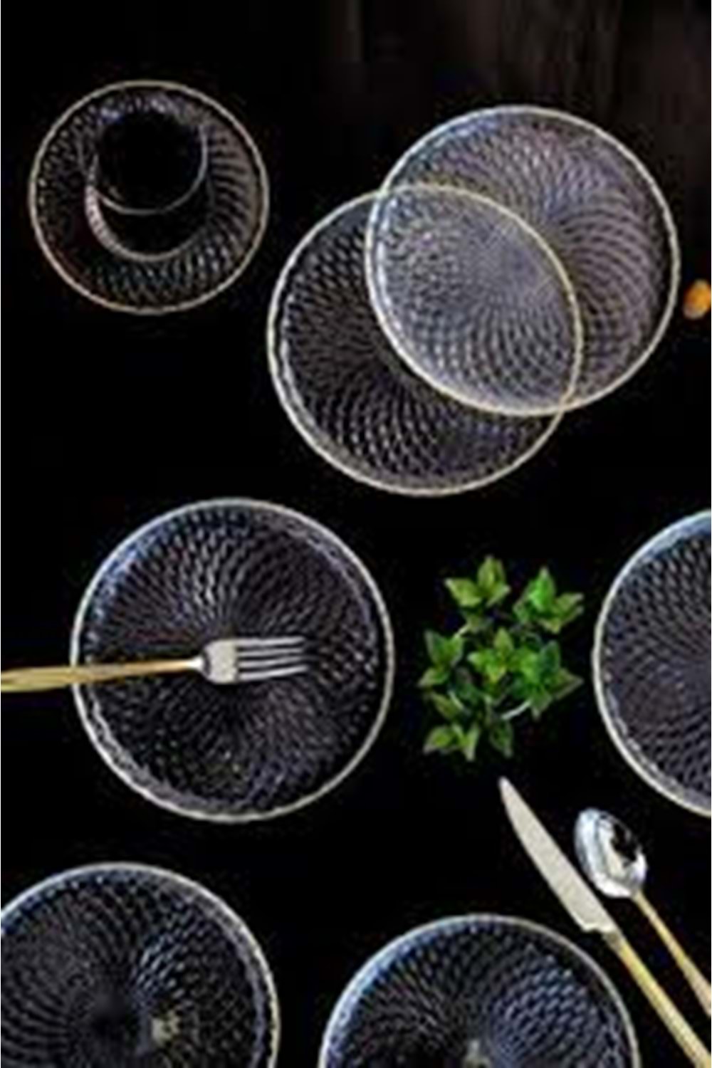 SENSU 16CM 6LI YALDIZLI PASTA TABAK (1*8)