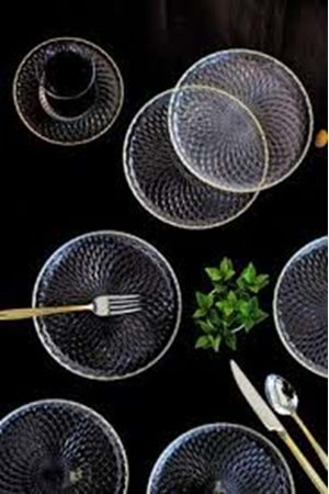 SENSU 16CM 6LI YALDIZLI PASTA TABAK (1*8)
