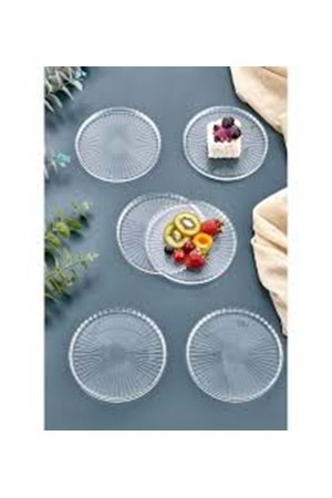 MAJESTİC 16CM 6LI SADE PASTA TABAK (1*8)